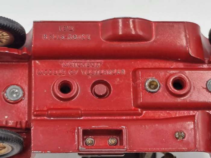 Vintage Matchbox Models of Yesteryear  Die-Cast 1912 Rolls-Royce No Y-7 By Lesney in England