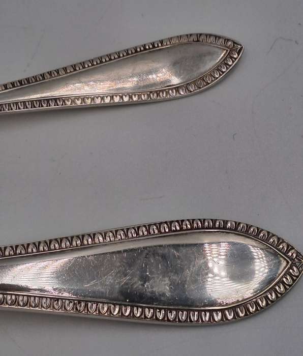 Vintage Silver plated EP.N.S Spoons 3 x 13,2cm x 4,4cm and 1 x 21,2cm x 7,7cm