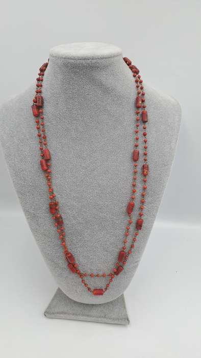 134cm Pre-Owned Coral Bead Necklace