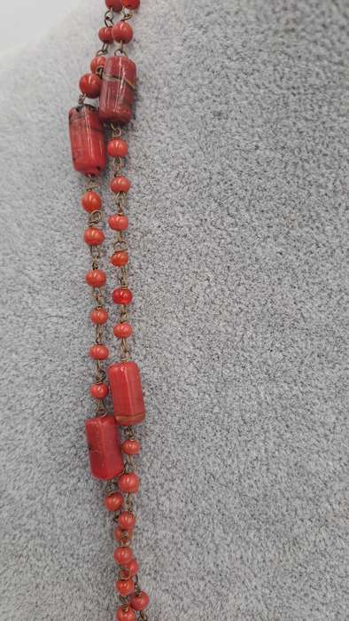 134cm Pre-Owned Coral Bead Necklace