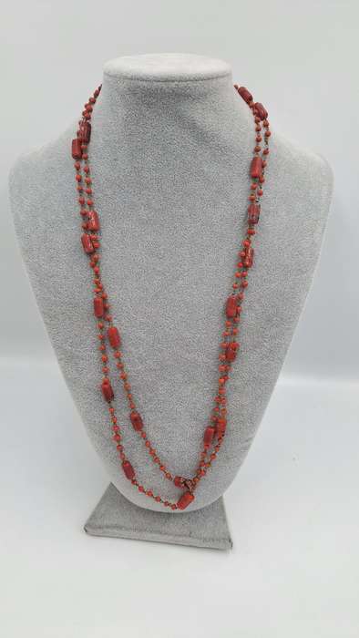 140cm Coral Bead Necklace