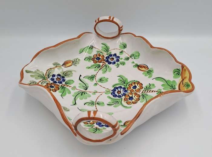 Vintage Porcelain Tray made in Italy 21cm x 22cmx 7,5cm