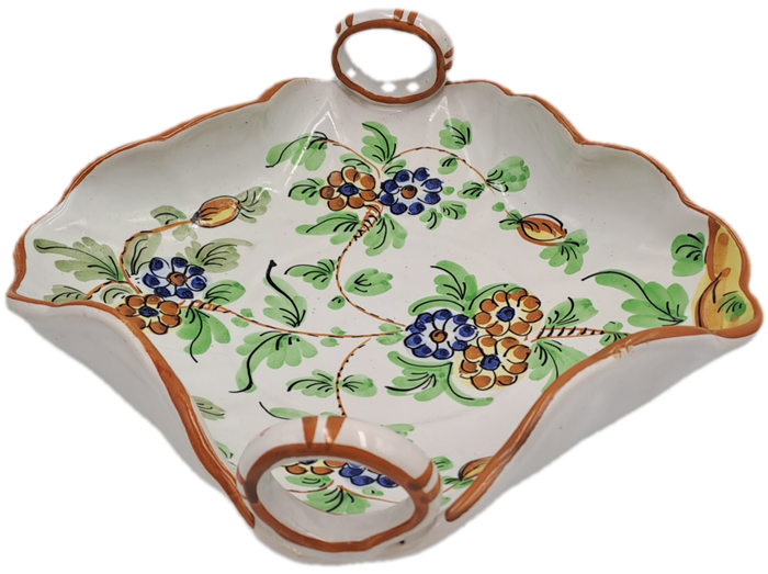 Vintage Porcelain Tray made in Italy 21cm x 22cmx 7,5cm