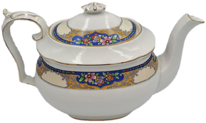 Antique Booths Silicon Bone China Tea Pot- Made in England