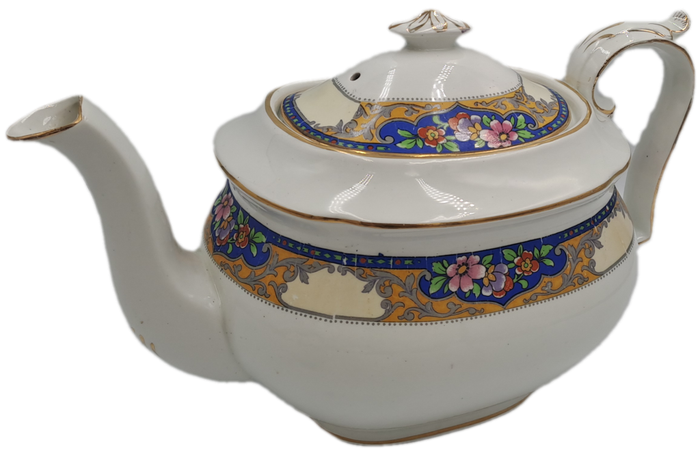 Antique Booths Silicon Bone China Tea Pot- Made in England