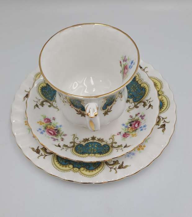 Replacement:  Vintage Royal Albert Berkeley Coffee Trio (side plate is 161mm)