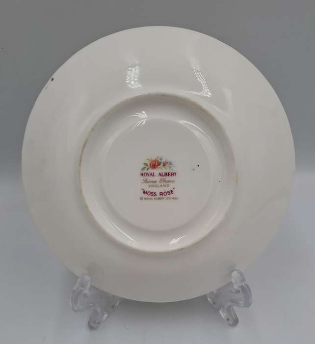 Vintage 1956 Royal Albert Moss Rose Saucer  - No damage 141mm
