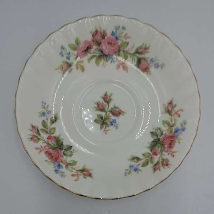 Vintage 1956 Royal Albert Moss Rose Saucer  - No damage 141mm