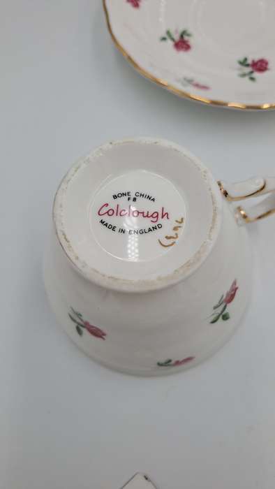 Vintage COLCLOUGH Bone China TRIO Made in England   ( 6 Available) Excellent Condition
