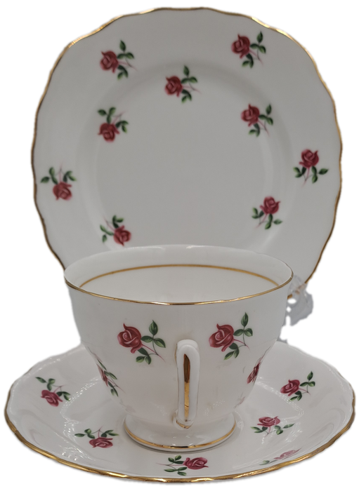 Vintage COLCLOUGH Bone China TRIO Made in England   ( 6 Available) Excellent Condition