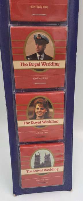 1986  Andrew & Fergie Royal Wedding Bookmatch Set - Collector Series