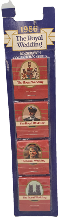 1986  Andrew & Fergie Royal Wedding Bookmatch Set - Collector Series