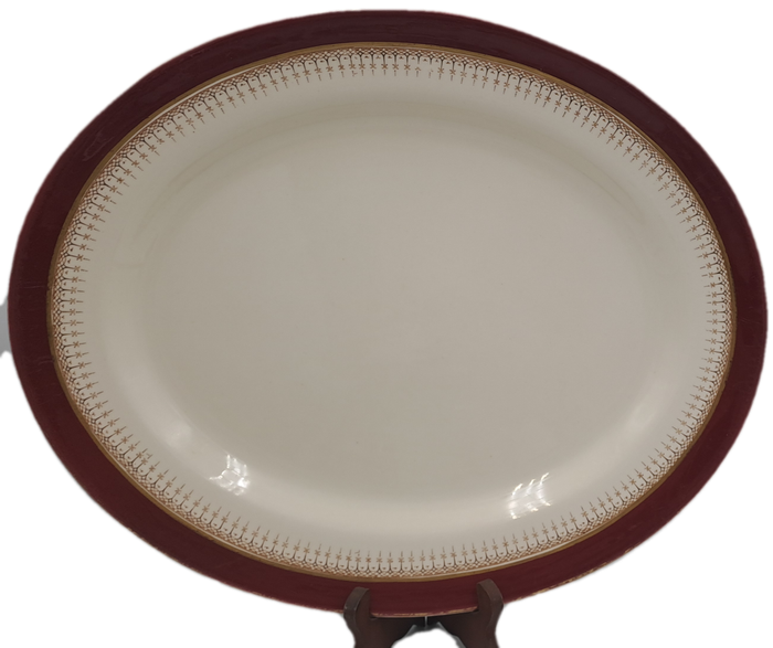 Vintage SIMPSONS pottery Ambassodor ware England Oval Platter 335x405mm