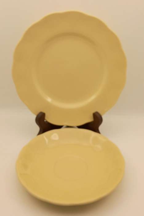Vintage GRINDLEY Petal Ware Saucer and side Plate Made in England