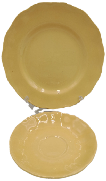 Vintage GRINDLEY Petal Ware Saucer and side Plate Made in England