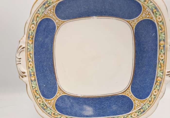 Vintage Porcelain Cake Plate (No makers mark just a number ) 235x211mm