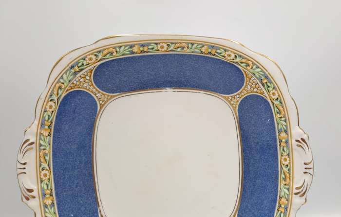 Vintage Porcelain Cake Plate (No makers mark just a number ) 235x211mm