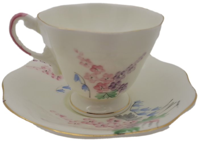 Antique /Vintage Foley Bone Duo (Cup and Saucer-Made in England)