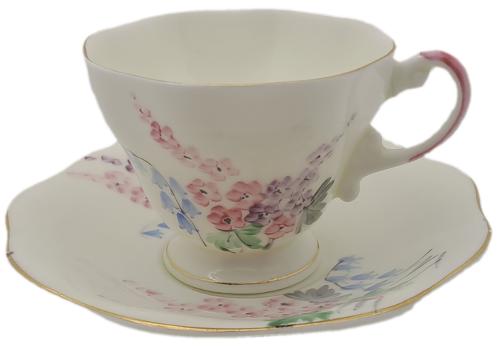 Antique /Vintage Foley Bone Duo (Cup and Saucer-Made in England)