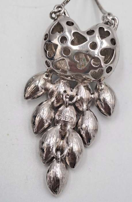 A Nicky Butler Necklace -Owl Pendant with Gemstones