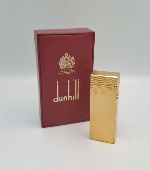 Vintage Swiss Dunhill Rollergas Lighter Need Flint and Gas -Good Spark-Box not Complete