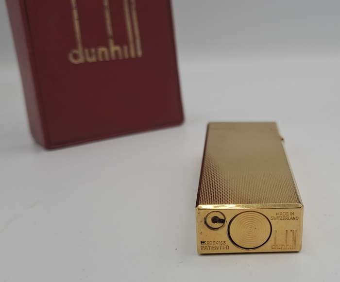 Vintage Swiss Dunhill Rollergas Lighter Need Flint and Gas -Good Spark-Box not Complete