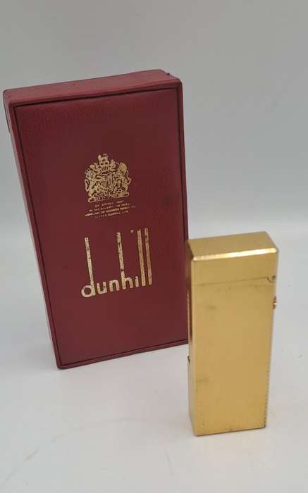 Vintage Swiss Dunhill Rollergas Lighter Need Flint and Gas -Good Spark-Box not Complete