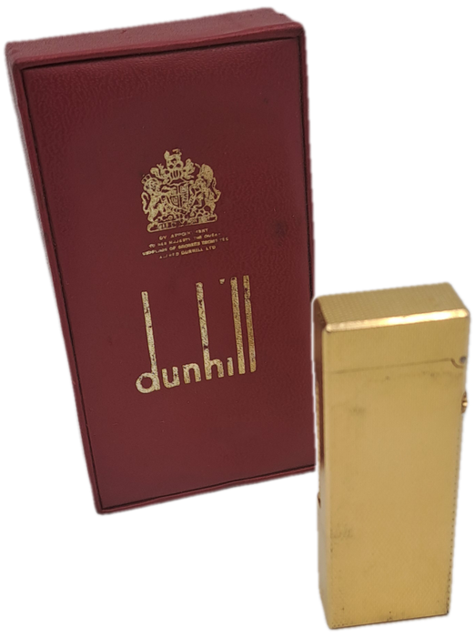 Vintage Swiss Dunhill Rollergas Lighter Need Flint and Gas -Good Spark-Box not Complete