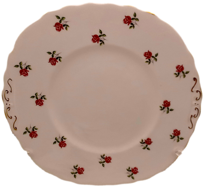 Vintage COLCLOUGH Bone China Cake Plate Made in England  Excellent Condition