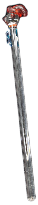6 Collectable Handmade glass Swizzle /Stir Sticks