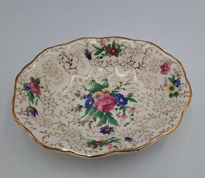 Vintage Post World War 2 -1946 Midwinter Semi-Porcelain Bon Bon Dish -Staffordshire England