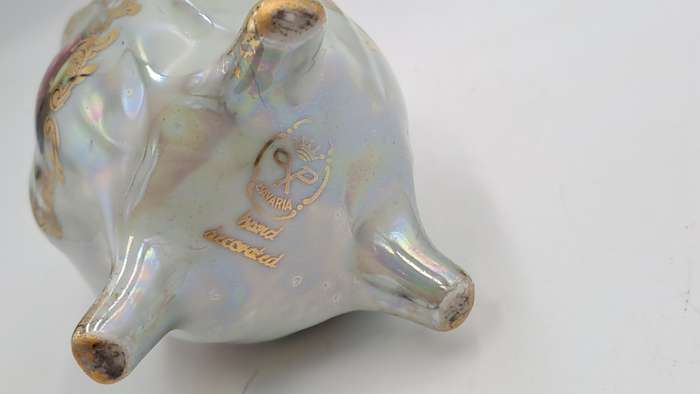 Vintage Hand Decorated Bavaria Vase -Germany 10,7cm x 7,5cm