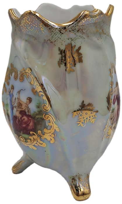 Vintage Hand Decorated Bavaria Vase -Germany 10,7cm x 7,5cm