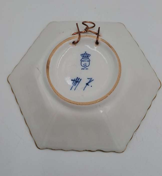 Antique Makkum Delft Porcelain Wall Plate -Netherlands