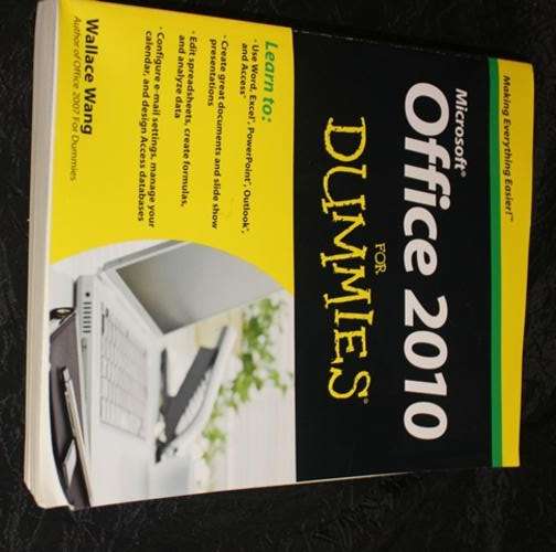 Microsoft Office 2010 for dummies Paperback- read more