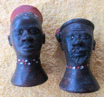 2 Clay Heads