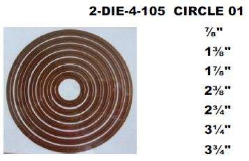 SIMPLY 2 DIE 4-105  CIRCLES ~~~  NEW ~~~