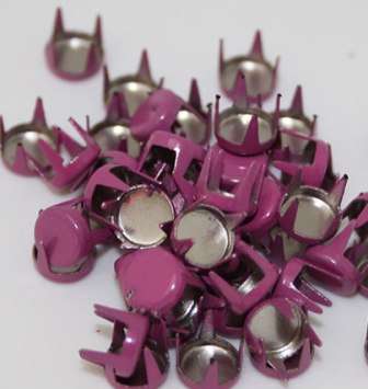 BRADS WITH PRONGS - PINK 50x