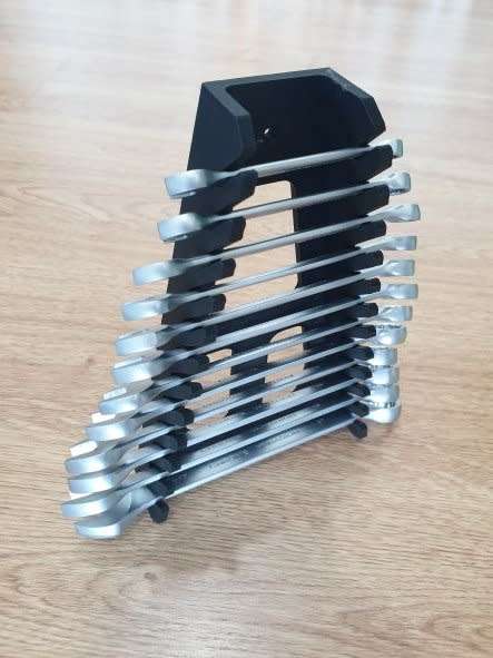 Open-end wrench holder