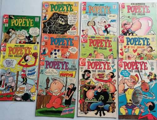 Popeye Comics Bundle Lot (11 units)