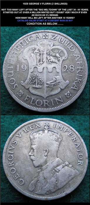 # 1928 GEORGE V FLORIN (2 SHILLINGS) #