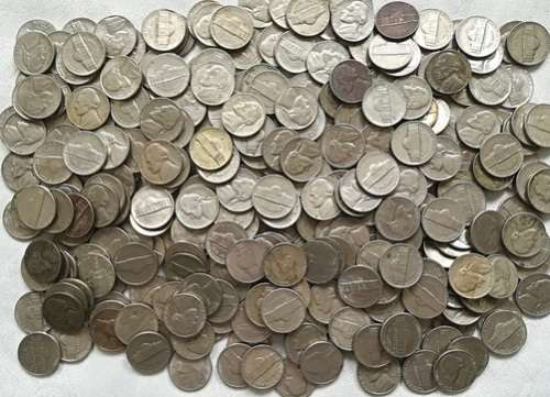 UNITED STATES  5 CENTS MIX LOT (700 COINS) $35