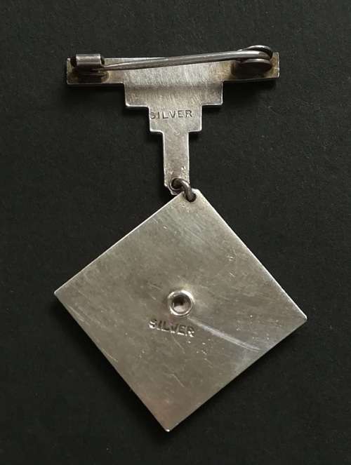 S A A F STERLING SILVER ART DECO PIN/BROOCH 5 GRAMS