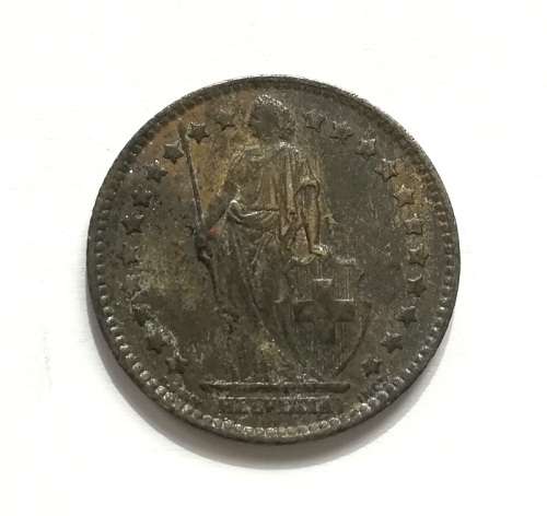 SWITZERLAND 1964B SILVER FRANC