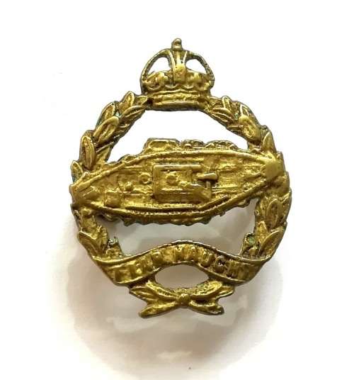 ROYAL TANK REGIMENT BADGE 25 X 32MM