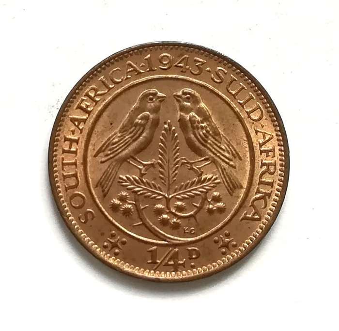 UNIION 1943 1/4 PENNY  *EXCELLENT**