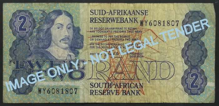 GERHARD DE KOCK 2 RAND 3RD ISSUE REPLACEMENT NOTE