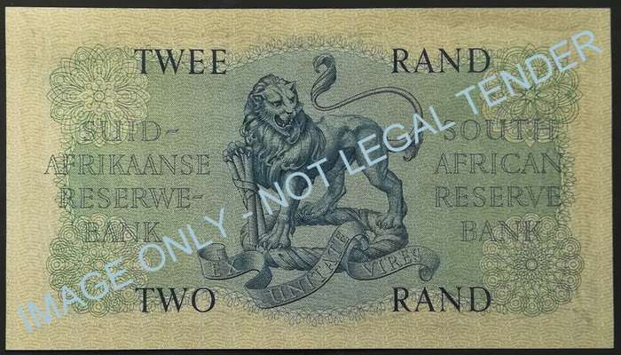 G RISSIK 2 RAND NOTE 1ST ISSUE EF+