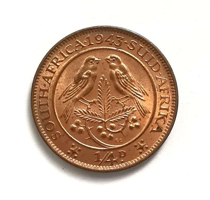 UNION 1943 1/4 PENNY