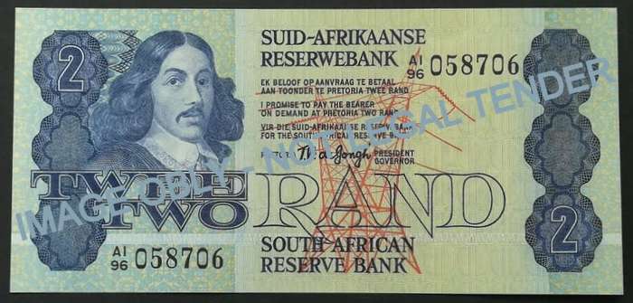 TW DE JONGH 2 RAND 4TH ISSUE EF
